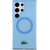 LACOSTE S24 Ultra S928 Light Blue Hardcase Transparent Magsafe - (LCHMS24LULOLB)