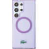 LACOSTE S24 Ultra S928 Purple Hardcase Transparent Magsafe - (LCHMS24LULOU)