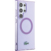 LACOSTE S24 Ultra S928 Purple Hardcase Transparent Magsafe - (LCHMS24LULOU)