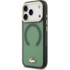 LACOSTE Shockproof Transparent Frosted Gold Logo Magsafe Case For Iphone 17 Pro Sinople - (LCHMP17LUFWAE)