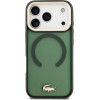 LACOSTE Shockproof Transparent Frosted Gold Logo Magsafe Case For Iphone 17 Pro Sinople - (LCHMP17LUFWAE)