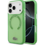 LACOSTE Shockproof Transparent Frosted Magsafe Case For Iphone 17 Pro Green - (LCHMP17LUGCON)