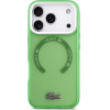 LACOSTE Shockproof Transparent Frosted Magsafe Case For Iphone 17 Pro Green - (LCHMP17LUGCON)