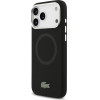 LACOSTE Silicone Metal Logo Magsafe Case For Iphone 17 Pro Max Black - (LCHMP17XSLAK)