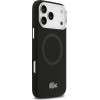 LACOSTE Silicone Metal Logo Magsafe Case For Iphone 17 Pro Max Black - (LCHMP17XSLAK)