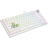 SAVIO Keyboard Gaming Usb Qwerty Us International - (Astral White JADE)