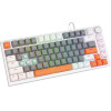 SAVIO Keyboard Gaming Usb Qwerty Us International - (Astral White Jade 3 COLOURS)
