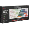 SAVIO Keyboard Gaming Usb Qwerty Us International - (Astral White Jade 3 COLOURS)