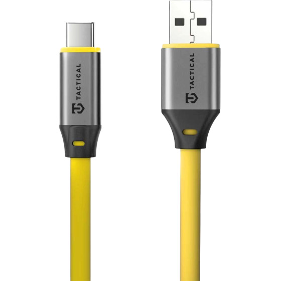 Tactical Fat Man 2.0 Cable USB-A/USB-C 1m Yellow - (57983127952)