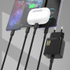 Dudao A26LEu Pd 20W Gan USB-C Wall Charger With USB-C To Lightning Cable - Black - (A26LEu black)
