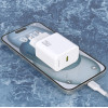 Dudao A27CEu Pd 25W Gan SB-C Wall Charger With USB-C Cable - White - (A27CEu white)