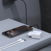 Dudao A27STeu 25W Gan USB-A Wall Charger With USB-A - USB-C Cable - Black - (A27STeu black)