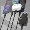 Dudao A27STeu 25W Gan USB-A Wall Charger With USB-A - USB-C Cable - White - (A27STeu white)