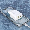 Dudao A27TCeu Pd 30W Gan USB-A USB-C Wall Charger With USB-C Cable - White - (A27TCeu white)