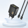 Dudao A27TEu Pd 30W Gan USB-A USB-C Wall Charger - Black - (A27TEu black)