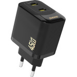 Dudao A28PEu Pd 45W Gan 2xUsb Wall Charger - Black - (A28PEu black)