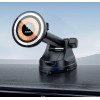 Dudao F12MAX+ Car Holder With 15W Wireless Charger, Compatible With Magsafe - Black - (F12MAX+ new)