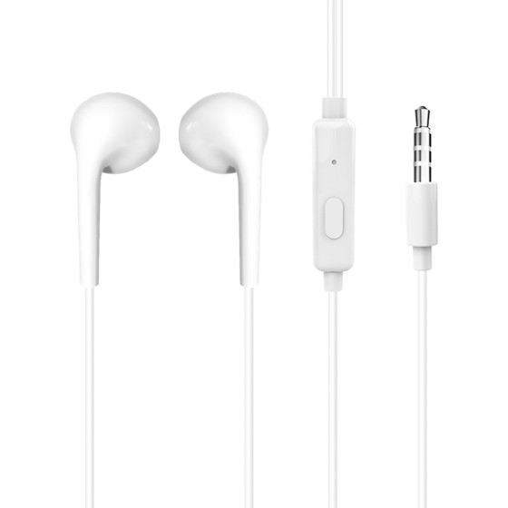 Dudao X10S Wired in-Ear Headphones 3.5mm Mini Jack 1.15m - White - (X10S white)
