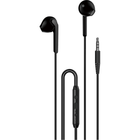 Dudao X3 Wired USB-C In-Ear Headphones - Black - (X3 black)