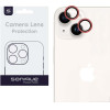 Sonique Camera Protection Glitter Lens Pro Apple Iphone 14 / Iphone 14 Plus Red