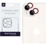 Sonique Camera Protection Glitter Lens Pro Apple Iphone 14 / Iphone 14 Plus Red