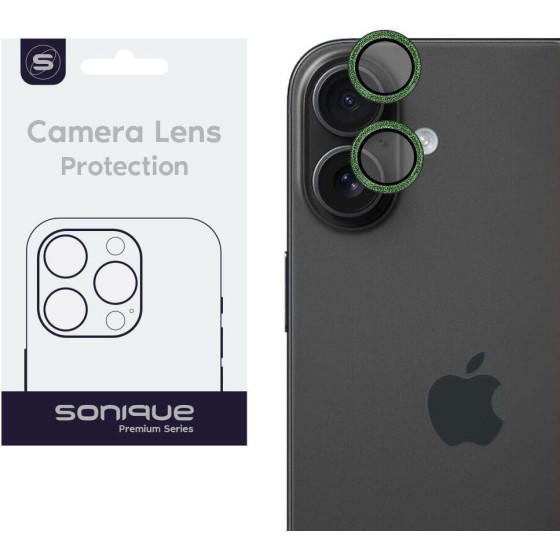 Sonique Camera Protection Glitter Lens Pro Apple Iphone 16 / Iphone 16 Plus Teal