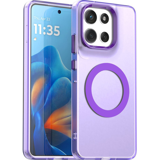 Techsuit - Candycase Magsafe - Motorola Moto G86 - Purple