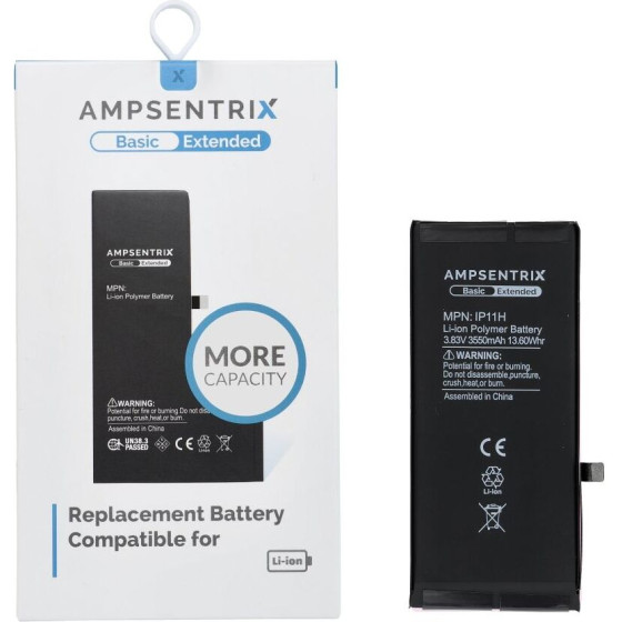 Inne Ampsentrix Basic Battery For Iphone 11 (High capacity)