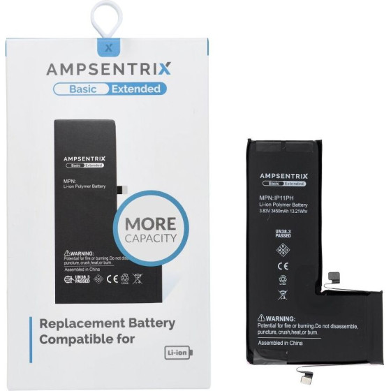 Inne Ampsentrix Basic Battery For Iphone 11 Pro (High capacity)