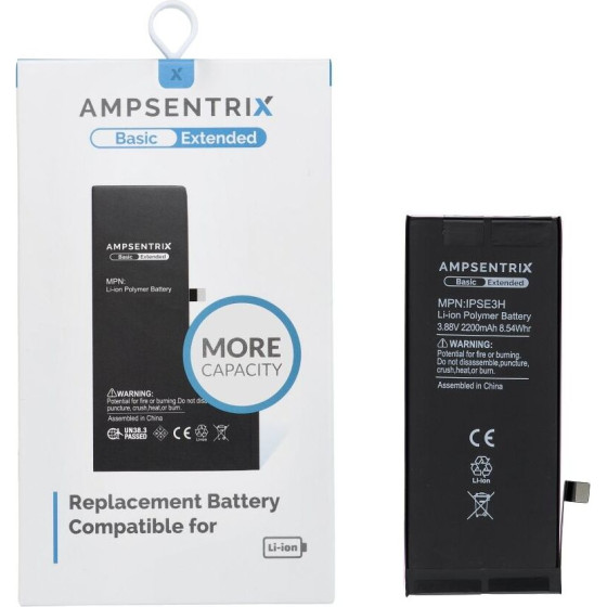 Inne Ampsentrix Basic Battery For Iphone Se 2022 (High capacity)