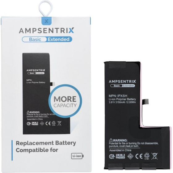 Inne Ampsentrix Basic Battery For Iphone Xs (High capacity)
