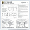 Lian Li RS1000G White - 1000 Watt 80+ Gold Psu - 12V-2x6 Colored Cable - Fully Modular - (G9P.RS1000G.W000.EU)