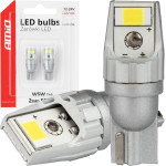 AMiO - ������ Led Canbus T10 W5W 2SMd 3570 ����� 6000K - 12/24V - 2 ���. (04256/AM) - (04256)