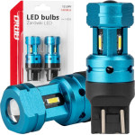 AMiO - ������ Led Canbus T20 7443 W21/5W 4SMd 1860 ����� 6000K - 12/24V - 2 ���. (04255/AM) - (04255)