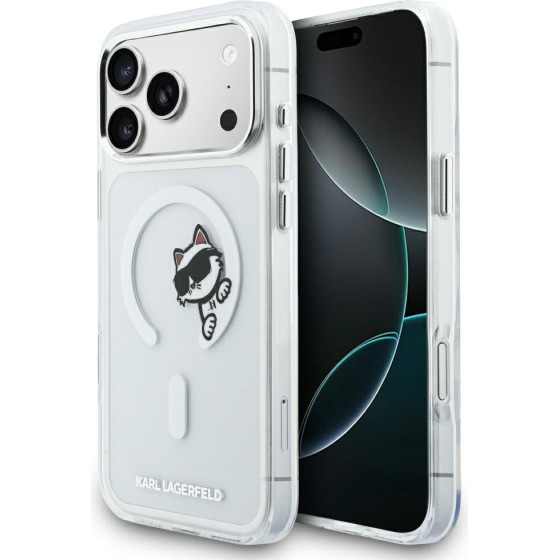 Karl Lagerfeld Case Iml Peekaboo Magsafe For Iphone 17 Pro Max Transparent - (KLHMP17X6HCPSCT)