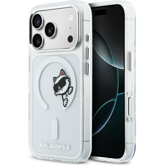 Karl Lagerfeld Case Iml Peekaboo Magsafe For Iphone 17 Pro Transparent - (KLHMP17L6HCPSCT)