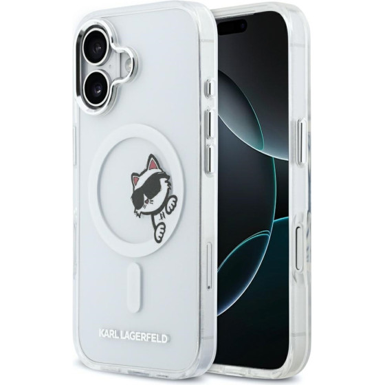 Karl Lagerfeld Case Iml Peekaboo Magsafe For Iphone 17 Transparent - (KLHMP17S6HCPSCT)