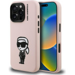 Karl Lagerfeld Case Silicone Karl Sketch Magsafe For Iphone 16 Pro Max Pink - (KLHMP16XSKIGRGP)