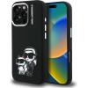 Karl Lagerfeld Case Silicone Karl&Choupette Sketch Magsafe For Iphone 16 Pro Black - (KLHMP16LSKCGRGK)