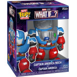 Funko Bitty Pop! Bitty Bots Marvel: What If...? - Captain America (Mech With Captain America) Vinyl Figure