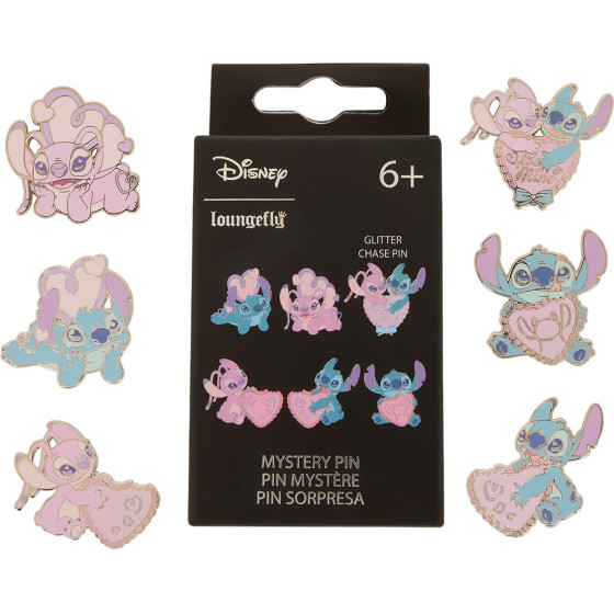 Loungefly Disney: Lilo & Stitch - Angel Hearts Mystery Box Pins - Eaches (WDPN4024-EA)