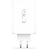 Tech-Protect NC240W-Gan 4-Port Network Charger Pd 240W / QC3.0 WHITE