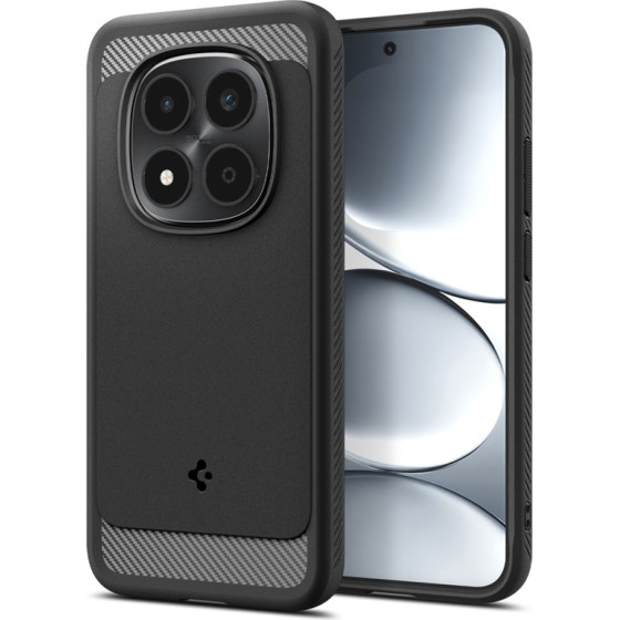 Spigen Rugged Armor - Case For Xiaomi Redmi Note 15 Pro 5G (Matte Black) - (ACS10460)