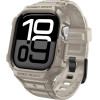 Spigen Rugged Armor Pro V2 - Strap With Case For Apple Watch 10/11 46mm (Dune Beige) - (ACS10506)