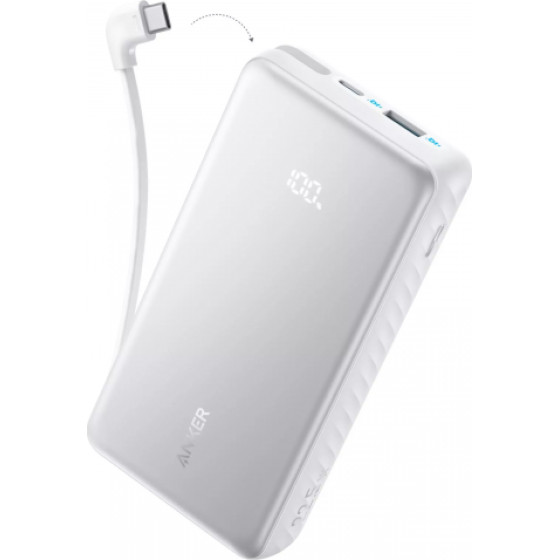 Anker Powerbank Zolo, 20000mAh, 22.5W, Qc + PD, White - (A110EH21)