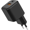 Setty Wall Charger USB-A + USB-C 35W LSGaN-AC-351 black