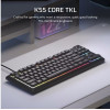 CORSAIR Keyboard K55 CORE TKL (RGB) - (CH-9216065-NA)