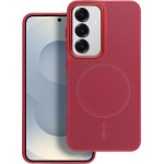 Frame Mag Cover Case Compatible With Magsafe For Samsung A27 Magenta OEM