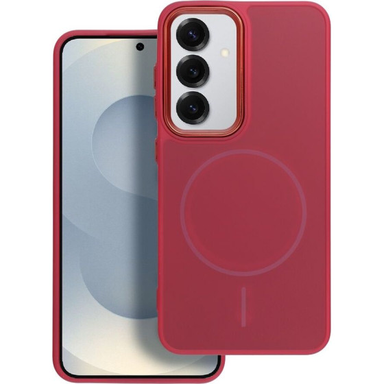 Frame Mag Cover Case Compatible With Magsafe For Samsung A27 Magenta OEM
