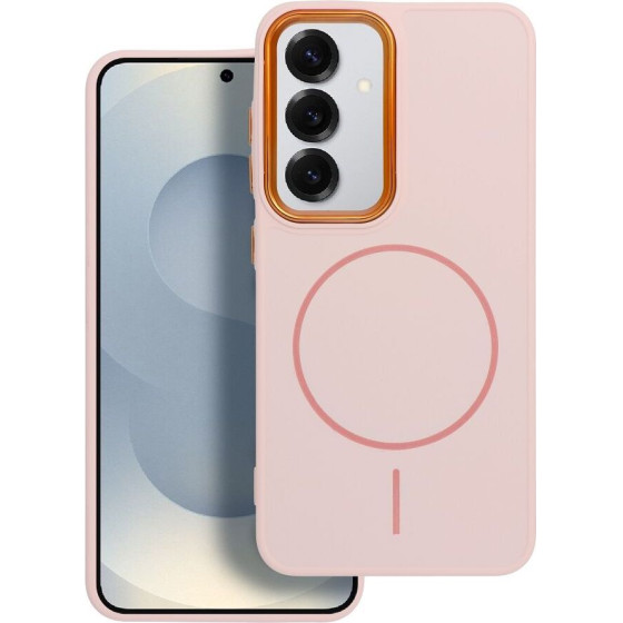 Frame Mag Cover Case Compatible With Magsafe For Samsung A27 Powder Pink OEM